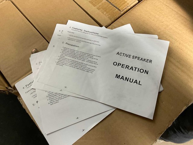 Skytec 220-240 vac 50hz inbouw versterkers (5x) - afbeelding 2 van  2