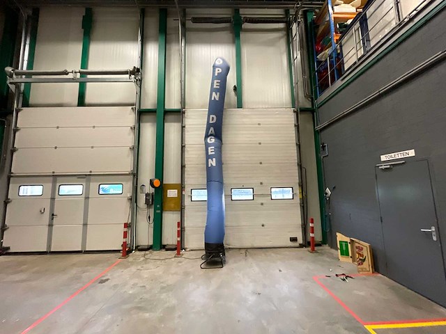 Skytube open dagen (blauw met witte letters) - afbeelding 1 van  2