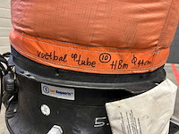 Skytube oranje wit voetbal - afbeelding 3 van  3