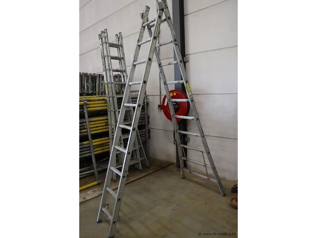Skyworks reform opsteekladder 2x10 sporten - afbeelding 7 van  9