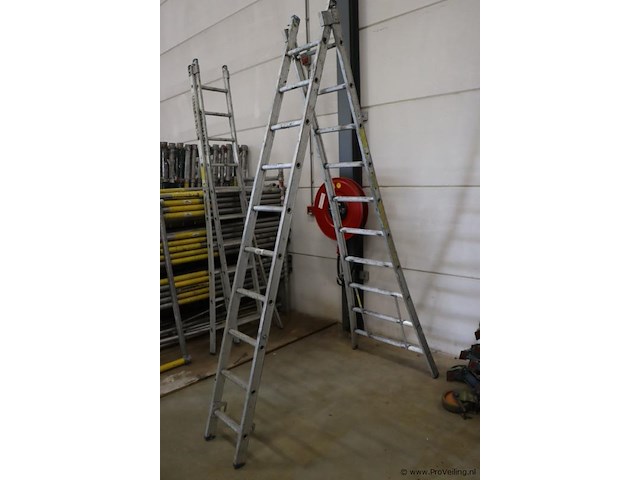 Skyworks reformladder/opsteekladder 2x10 sporten - afbeelding 8 van  9