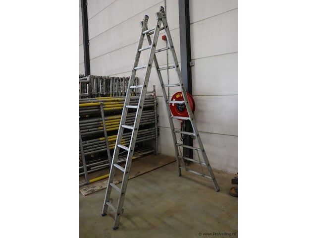 Skyworks reformladder/opsteekladder 2x10 sporten - afbeelding 8 van  9