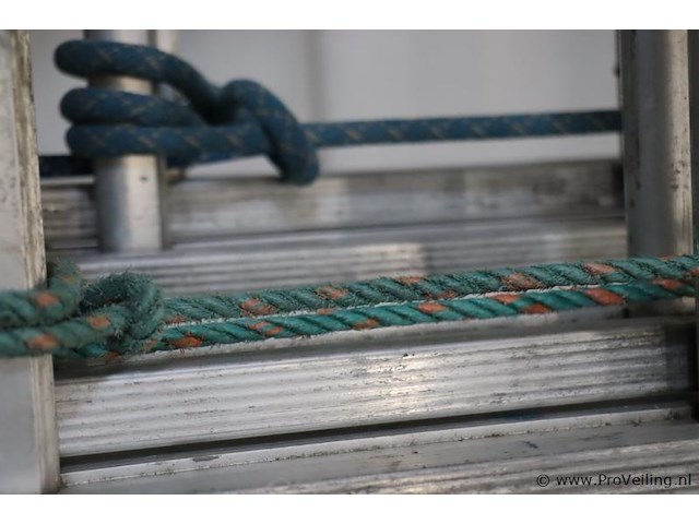 Skyworks schuifladder/trekladder met touw 2x20 sporten - afbeelding 2 van  6