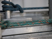 Skyworks schuifladder/trekladder met touw 2x20 sporten - afbeelding 2 van  6