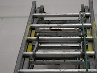 Skyworks schuifladder/trekladder met touw 2x20 sporten - afbeelding 5 van  6