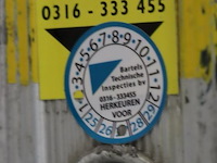 Skyworks schuifladder/trekladder met touw e 2x16 sporten - afbeelding 6 van  8