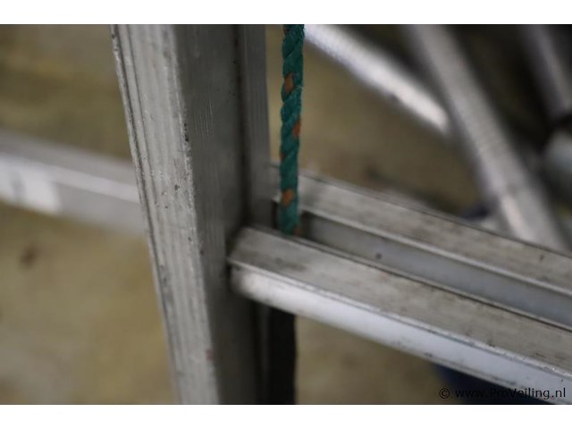 Skyworks schuifladder/trekladder met touw e 2x16 sporten - afbeelding 8 van  8