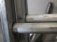 Skyworks schuifladder/trekladder met touw e 2x20 sporten - afbeelding 3 van  6