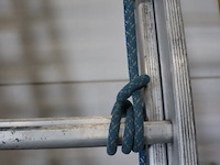 Skyworks schuifladder/trekladder met touw e 2x20 sporten - afbeelding 2 van  7