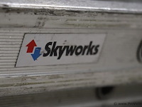 Skyworks schuifladder/trekladder met touw e 2x20 sporten - afbeelding 3 van  7