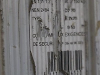 Skyworks schuifladder/trekladder met touw e 2x20 sporten - afbeelding 5 van  7