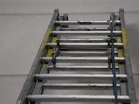 Skyworks schuifladder/trekladder met touw e 2x20 sporten - afbeelding 6 van  7