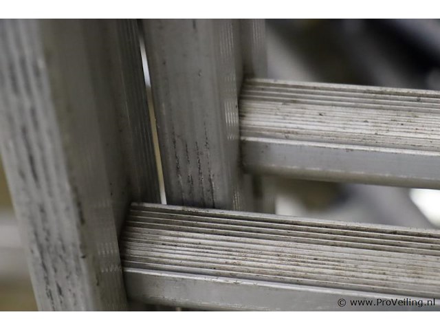 Skyworks schuifladder/trekladder met touw e 2x20 sporten - afbeelding 7 van  7