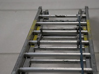 Skyworks schuifladder/trekladder met touw e 2x20 sporten - afbeelding 6 van  7