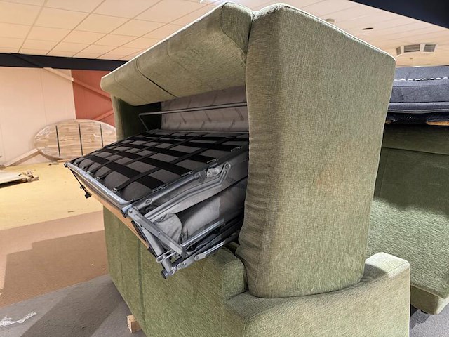 Slaapbank, groen - afbeelding 2 van  4