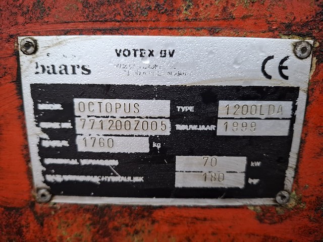 Slaapslangbemester baars, octopus, bouwjaar 1999 - afbeelding 17 van  18