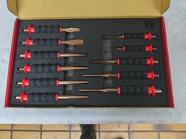 Slagbeitels, werkzeug, 3130 - afbeelding 2 van  2