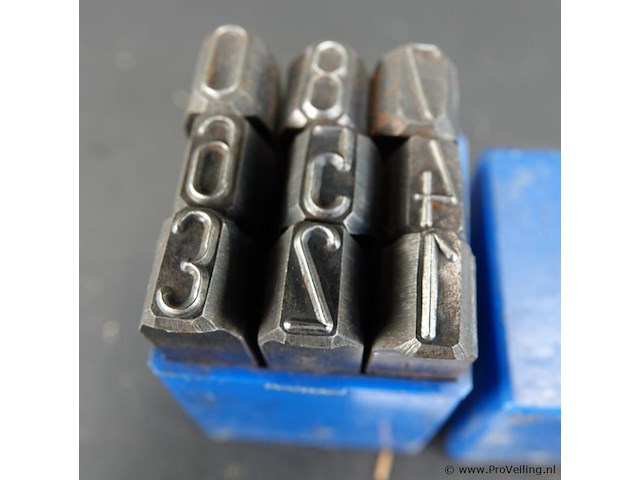 Slagcijferset van 15 mm - afbeelding 3 van  5