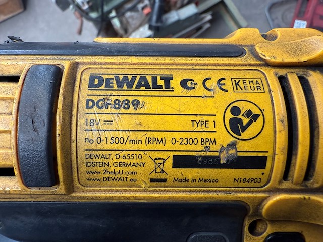 Slagmoersleutel dewalt, dg889 - afbeelding 5 van  5