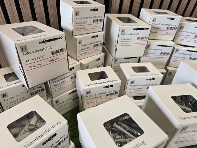 Slagpluggen en pluggen ca 75 dozen heco, partij - afbeelding 5 van  11
