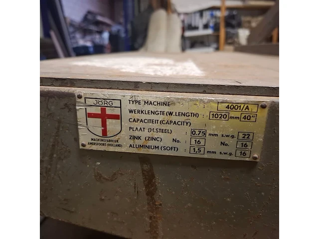 Slagschaar op houten onderstel jorg, 4001/a - afbeelding 6 van  8