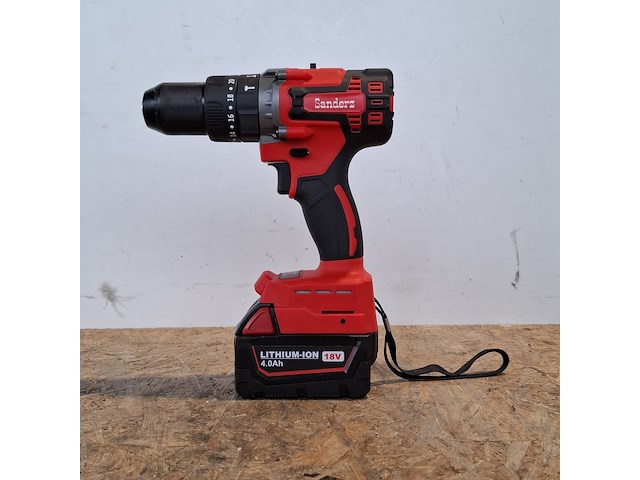 Slagschroefmachine 13mm, rood - afbeelding 1 van  12