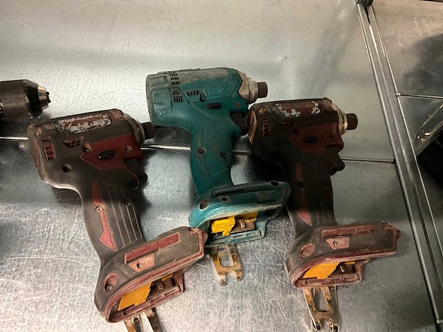 Slagschroevendraaier / schroefboormachine (8x) - afbeelding 3 van  6