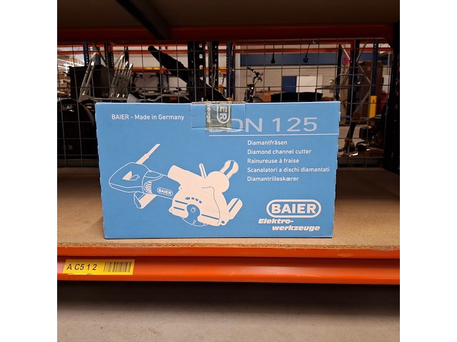 Sleuvenfrees inclusief 2 zaagbladen ø 125mm, baier, bdn 125 - afbeelding 2 van  2