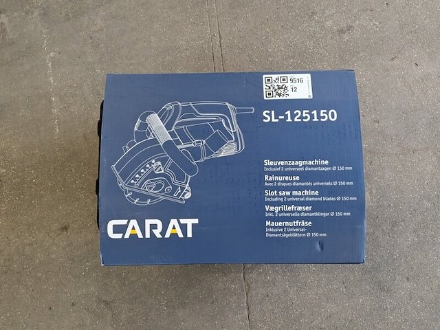 Sleuvenzaag incl. 2 diamantzaagbladen carat, sl125150, bouwjaar nieuw - afbeelding 1 van  4