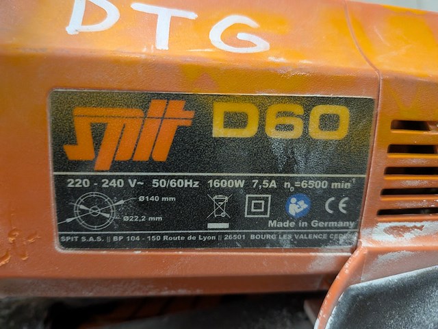 Sleuvenzaag, spit, d60 - afbeelding 7 van  7