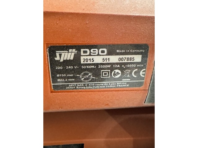 Sleuvenzaagmachine spit, d90 - afbeelding 4 van  6