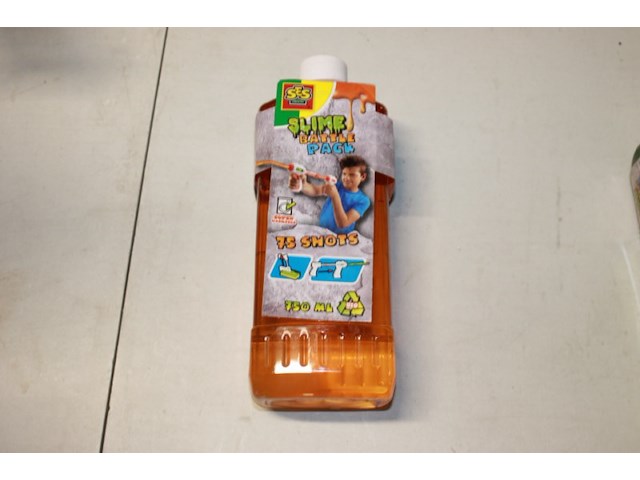 Slijm in fles 750 ml 1x oranje in krat b - afbeelding 1 van  3