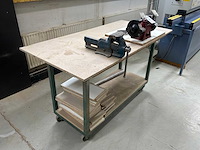 Slijpmachine, bankschroef en werktafel - afbeelding 5 van  12