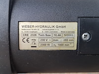 Slijpmachine, weber-hydraulik, twin saw cre 2326 - afbeelding 6 van  9