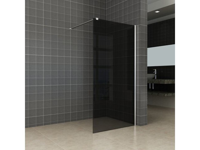 Slim glasplaat 90x200 rookglas wb, 20.3480 - afbeelding 1 van  3