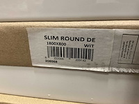 Slim round - 180x80cm - inbouwbad - afbeelding 2 van  3