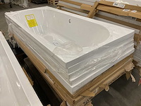 Slim round 170x75cm inbouwbad - afbeelding 2 van  2