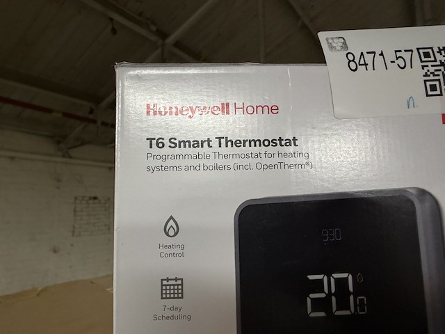Slimme thermostaat honeywell home, t6 smart thermostat - afbeelding 2 van  4