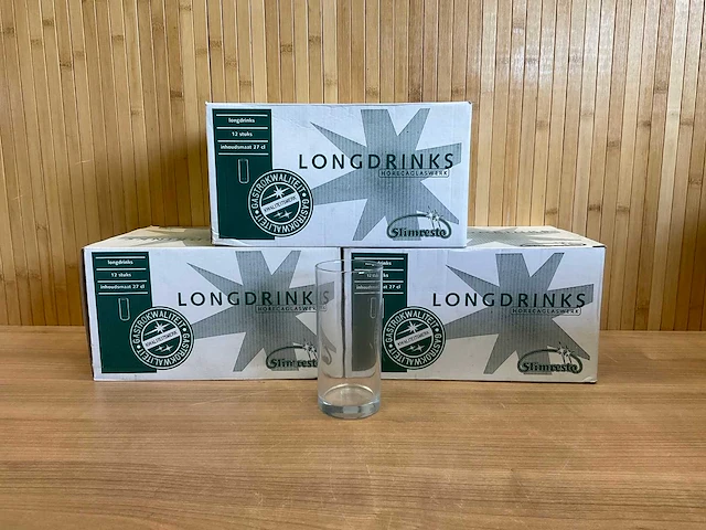 Slimresto longdrink glas - 27 cl (36x) - afbeelding 1 van  5