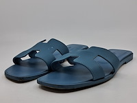 Slippers, hermès, blauw, maat 39,5 - afbeelding 1 van  10