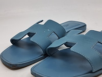 Slippers, hermès, blauw, maat 39,5 - afbeelding 3 van  10