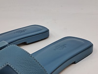 Slippers, hermès, blauw, maat 39,5 - afbeelding 4 van  10