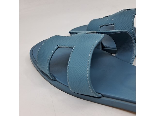 Slippers, hermès, blauw, maat 39,5 - afbeelding 6 van  10