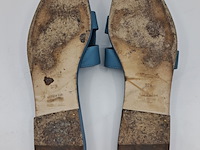 Slippers, hermès, blauw, maat 39,5 - afbeelding 7 van  10