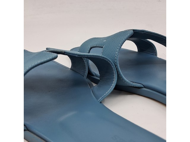 Slippers, hermès, blauw, maat 39,5 - afbeelding 10 van  10