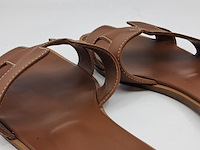 Slippers, hermès, bruin, maat 38,5 - afbeelding 7 van  10