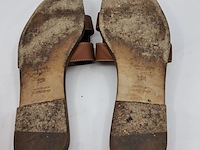 Slippers, hermès, bruin, maat 38,5 - afbeelding 9 van  10