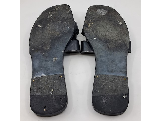 Slippers, hermès, zwart, maat 39,5 - afbeelding 7 van  9