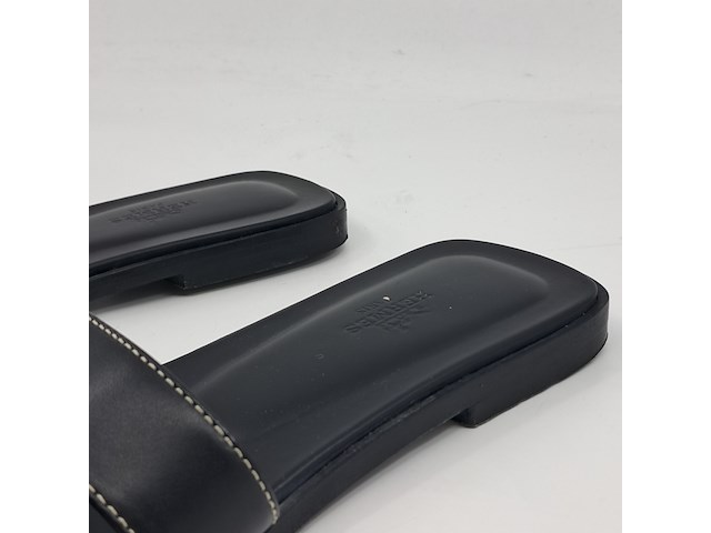 Slippers, hermès, zwart, maat 39,5 - afbeelding 9 van  9
