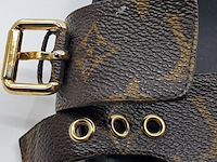 Slippers, louis vuitton, bruin/zwart, maat 38,5 - afbeelding 8 van  9